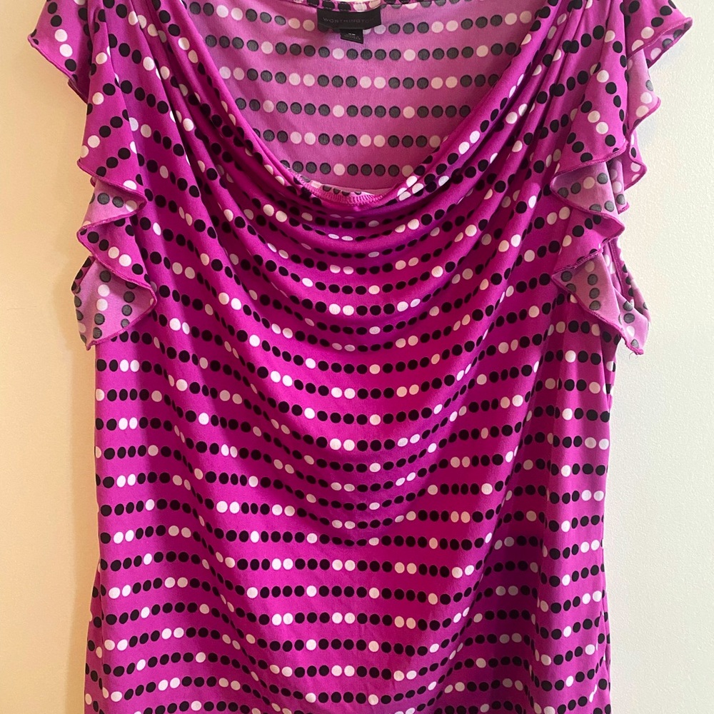 Cap sleeve blouse